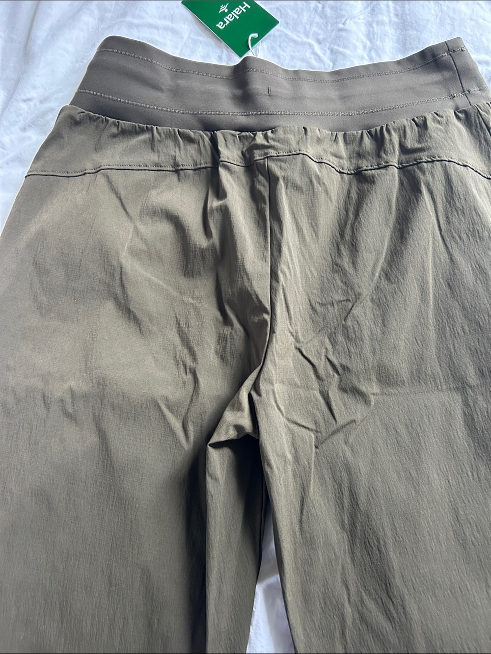 HALARA Olive Green Drawstring Jogger Sweatpants - Picture 3 of 3